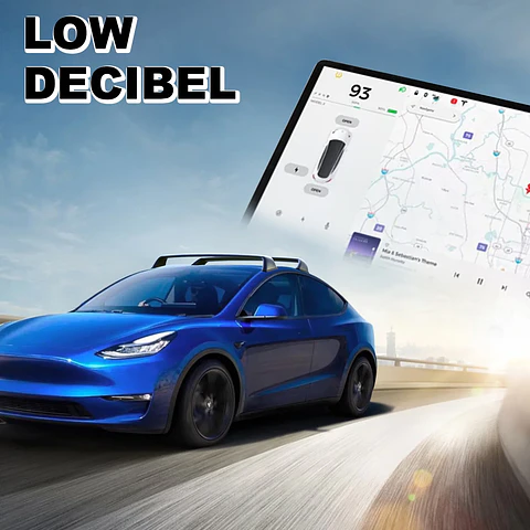 2PCS New Lockable Cross Bars for Tesla Model Y 2020-2024