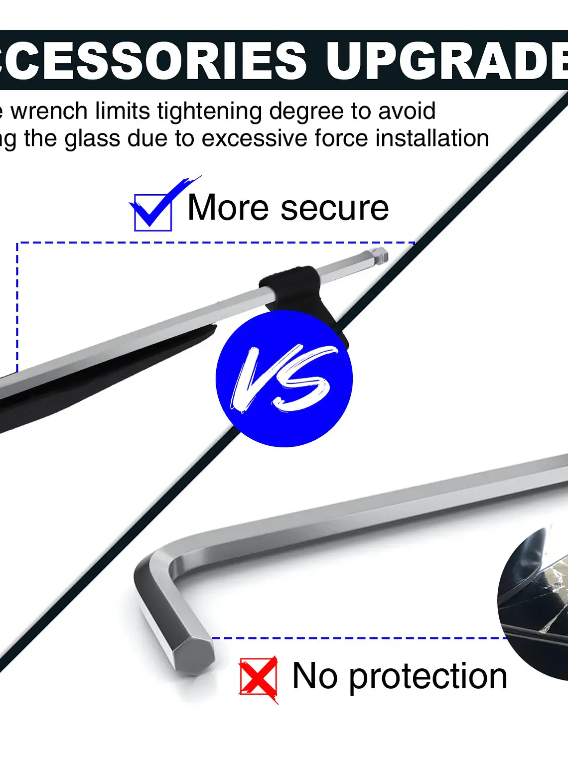 2PCS New Lockable Cross Bars for Tesla Model Y 2020-2024 5