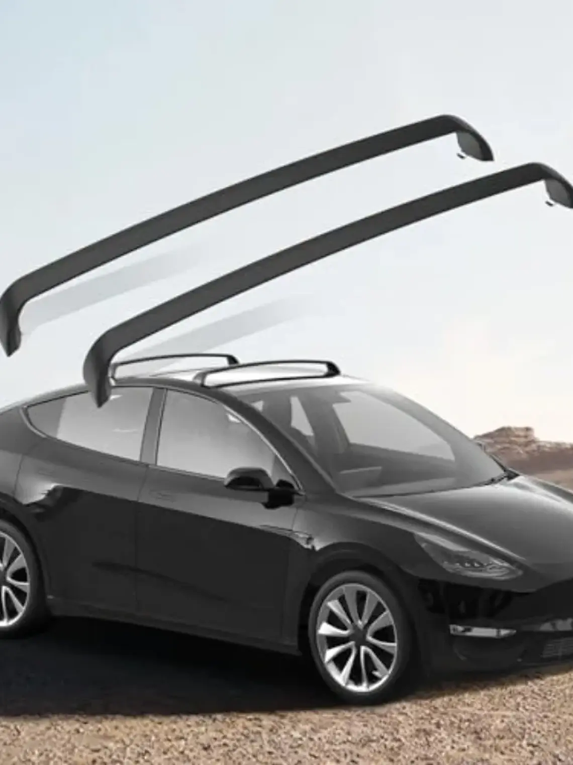 Noiseless Lockable Roof Rack for Tesla Model Y 2020-2024  1