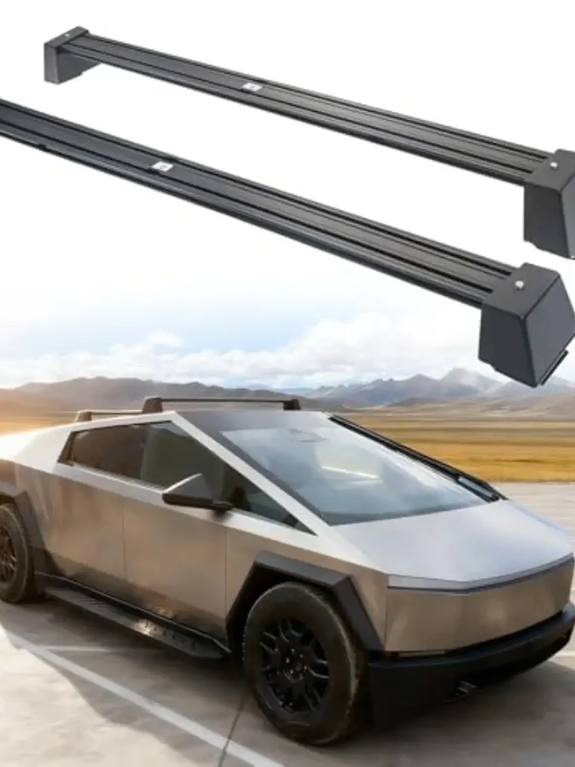 2-Pack Crossbars Roof Rack Compatible with Tesla Cybertruck  1