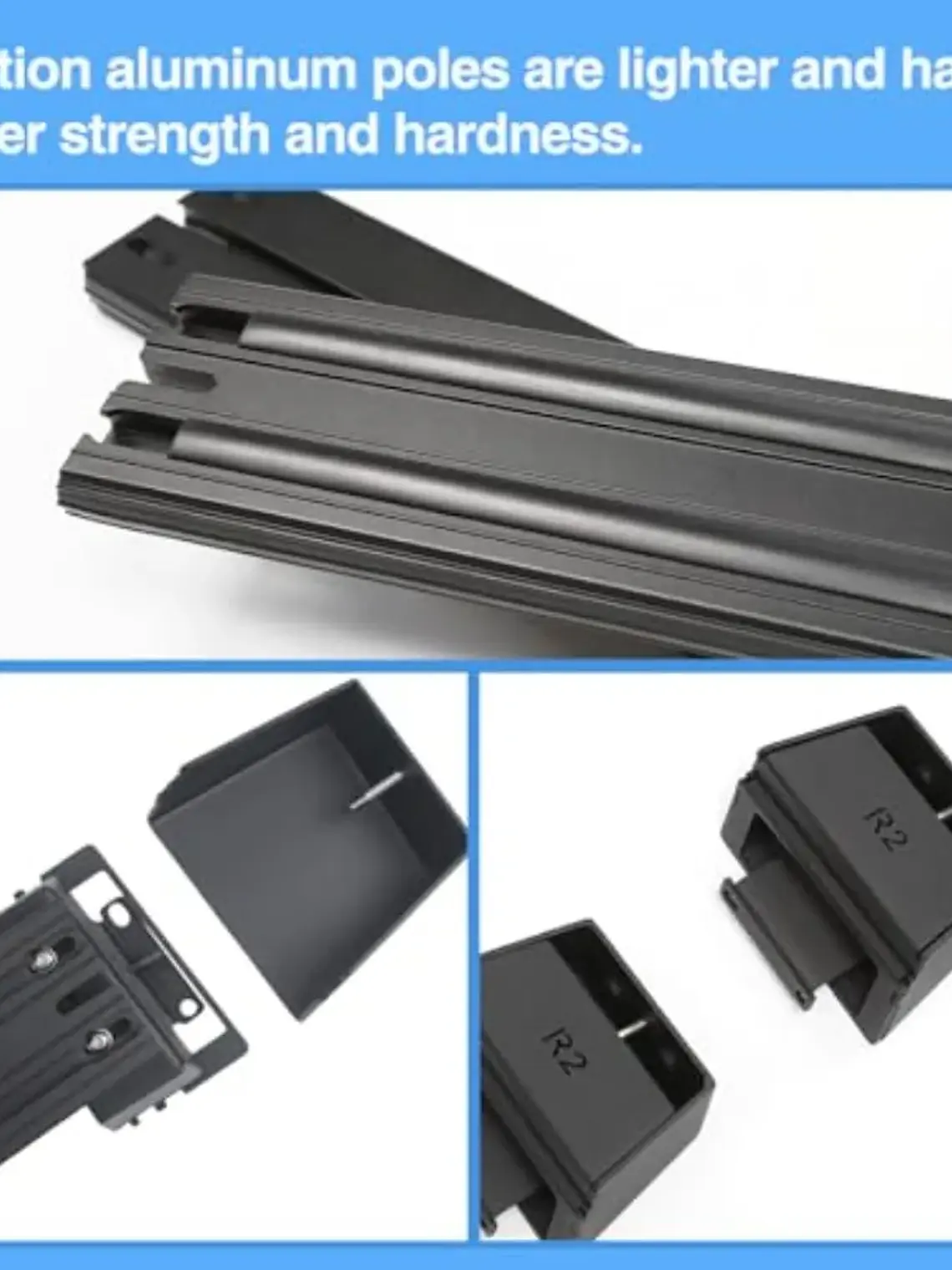 2-Pack Crossbars Roof Rack Compatible with Tesla Cybertruck  3