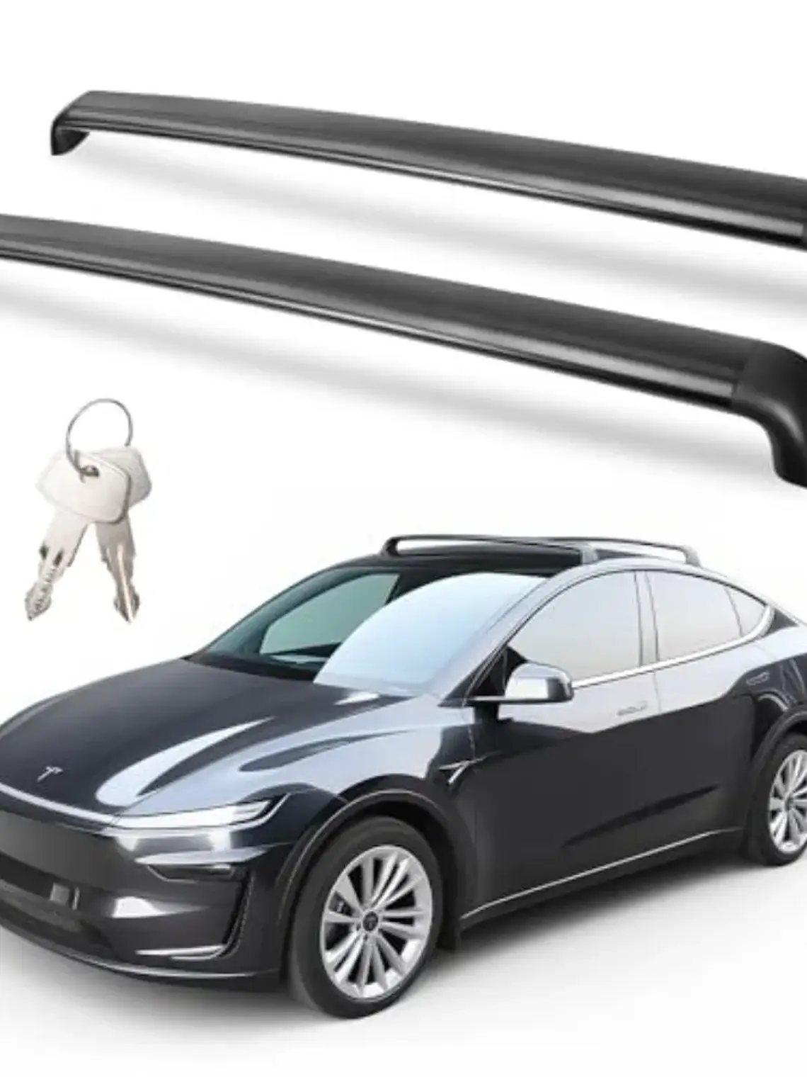 2PCS Cross Bar Roof Racks for 2021-2026 Tesla Model Y Juniper 1