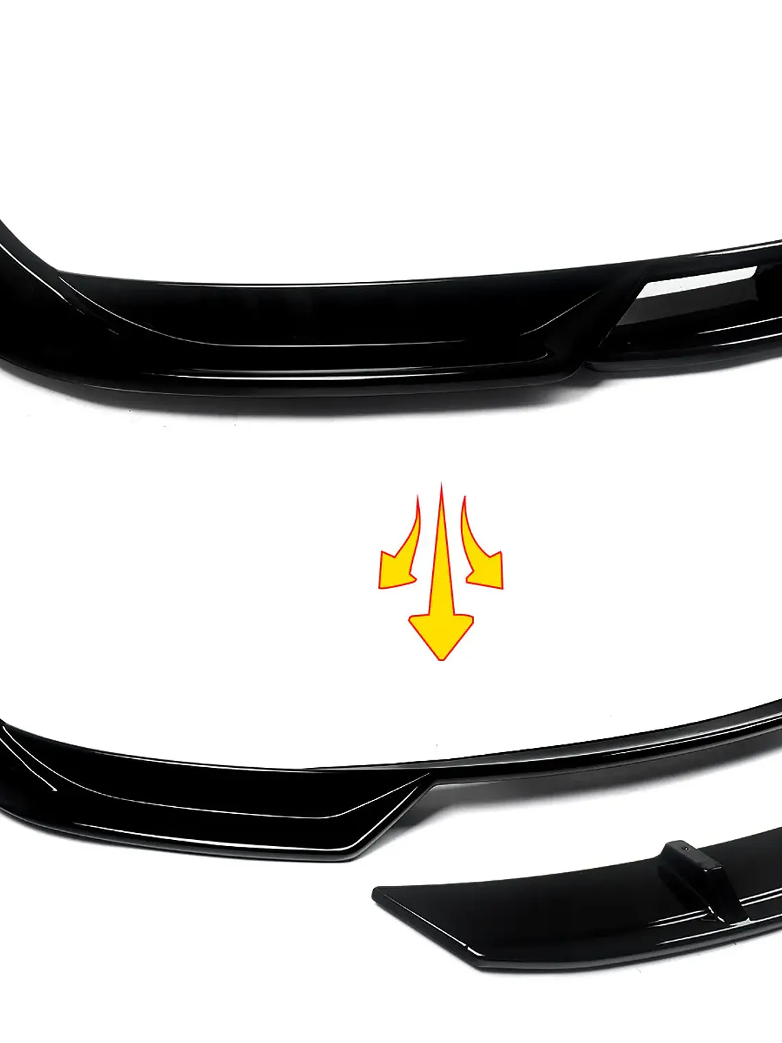 Whole Front Bumper Splitter FOR TESLA MODEL 3  13