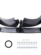 Front Bumper Lip Splitter Spoiler Carbon Fiber Style for Tesla Model Y - thumbnail 1