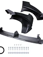 Front Bumper Lip Splitter Spoiler Carbon Fiber Style for Tesla Model Y - thumbnail 4