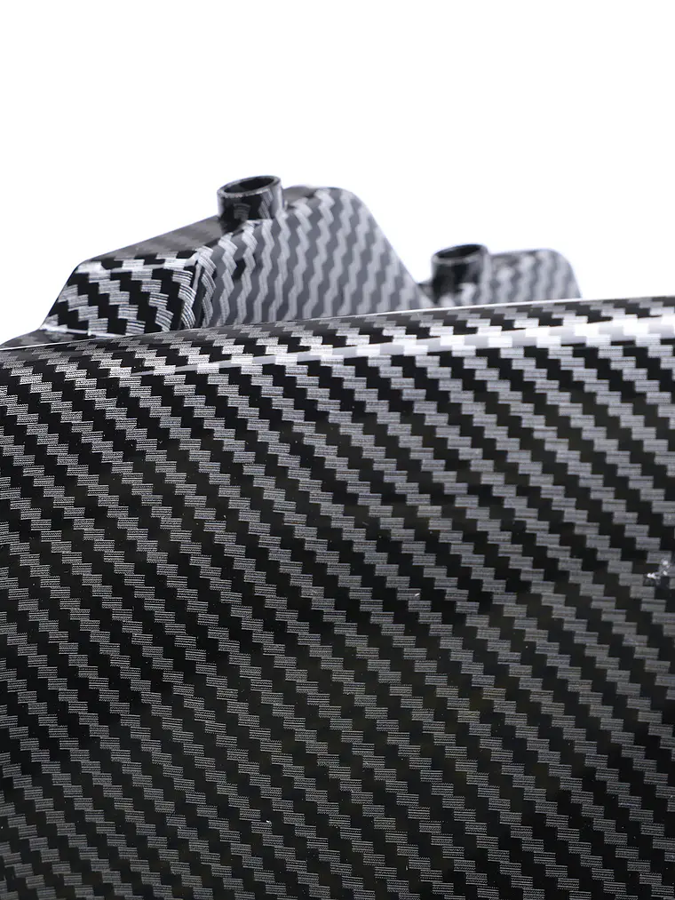 Front Bumper Lip Splitter Spoiler Carbon Fiber Style for Tesla Model Y 6