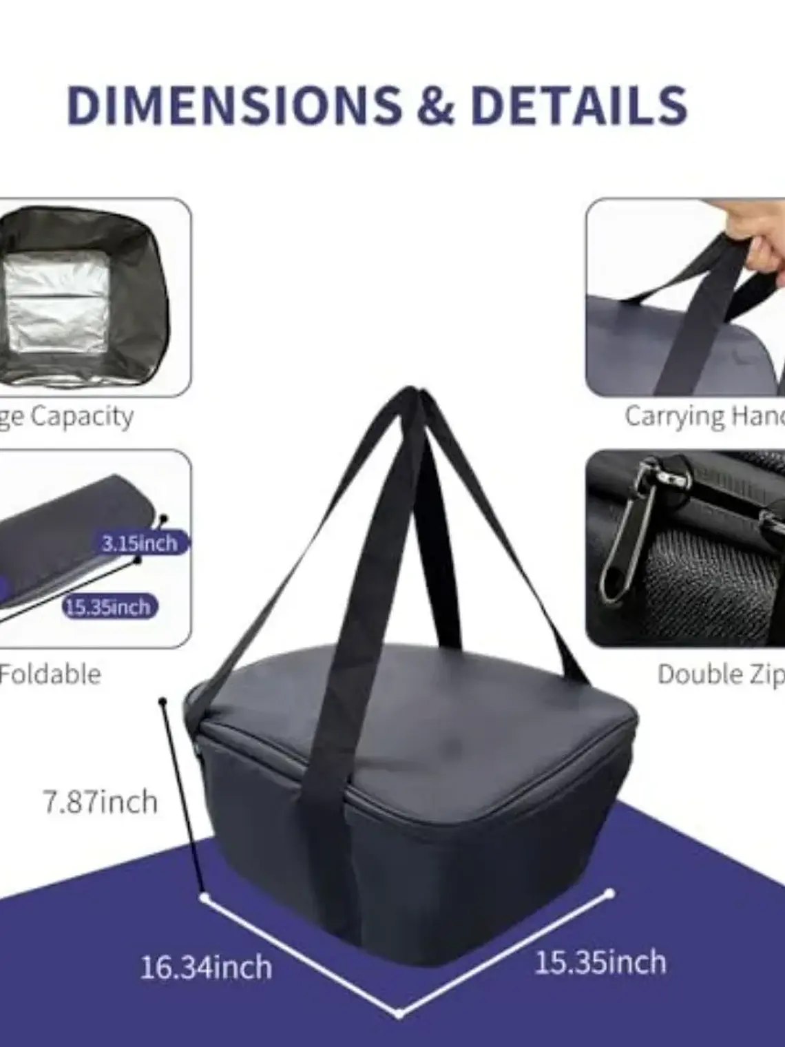 Frunk Cooler Organizer for Tesla Model 3 2020-2026 Insulated  5