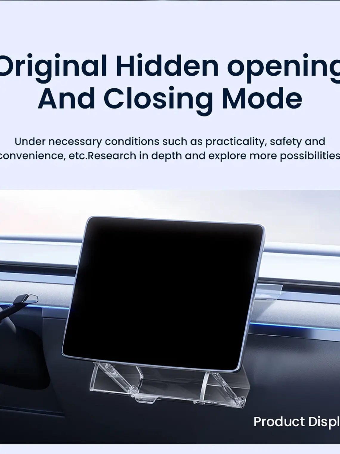 Tesla  Magnetic Under Screen Hidden Storage Box  13