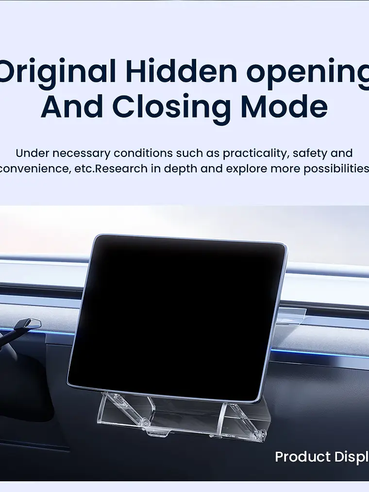 Tesla  Magnetic Under Screen Hidden Storage Box  13