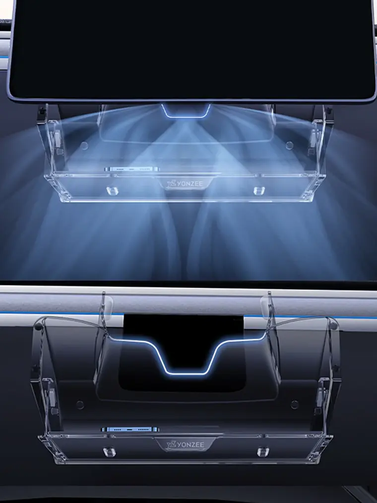 Tesla  Magnetic Under Screen Hidden Storage Box  28