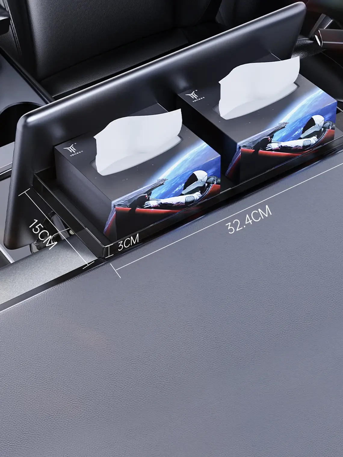 Tesla  Magnetic Under Screen Hidden Storage Box  39