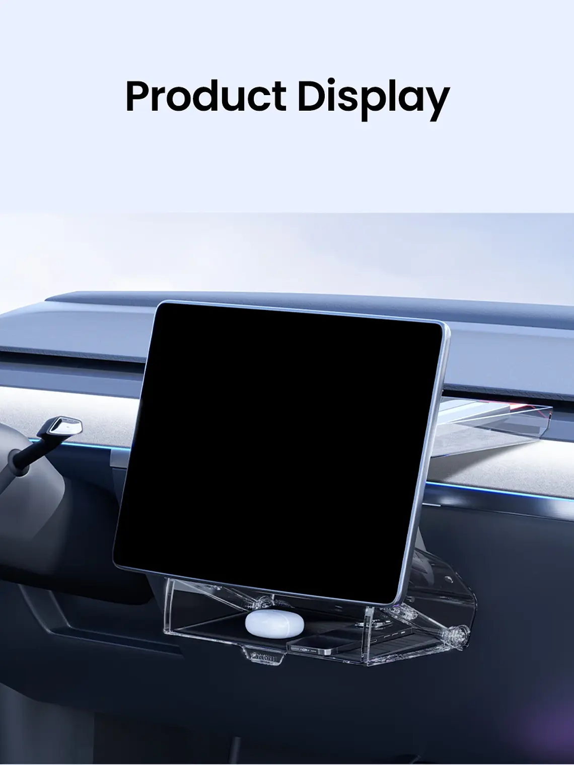 Tesla  Magnetic Under Screen Hidden Storage Box  46