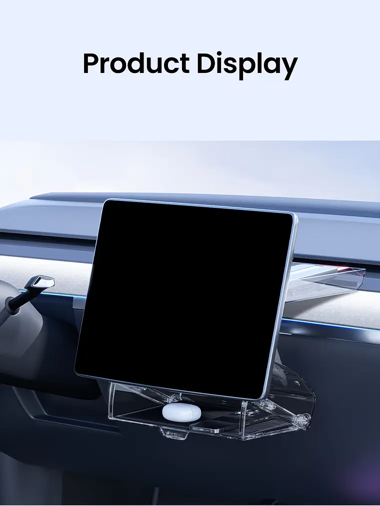 Tesla  Magnetic Under Screen Hidden Storage Box  46