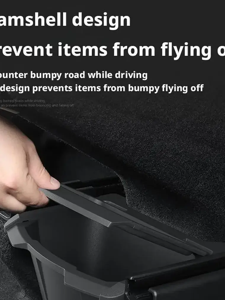 TPE Rear Seat Storage Box for Tesla MODEL Y Juniper Launch 4