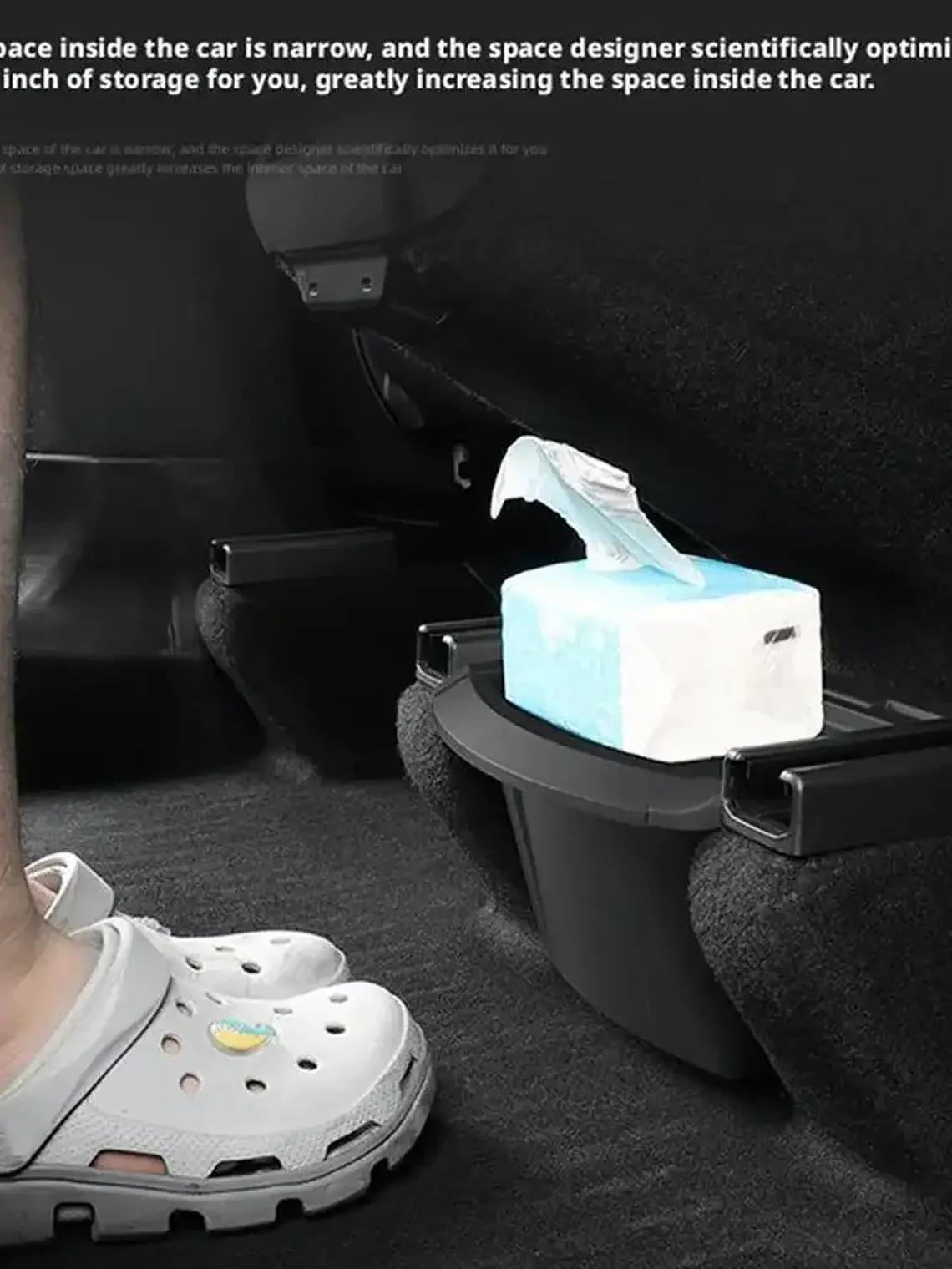 TPE Rear Seat Storage Box for Tesla MODEL Y Juniper Launch 21