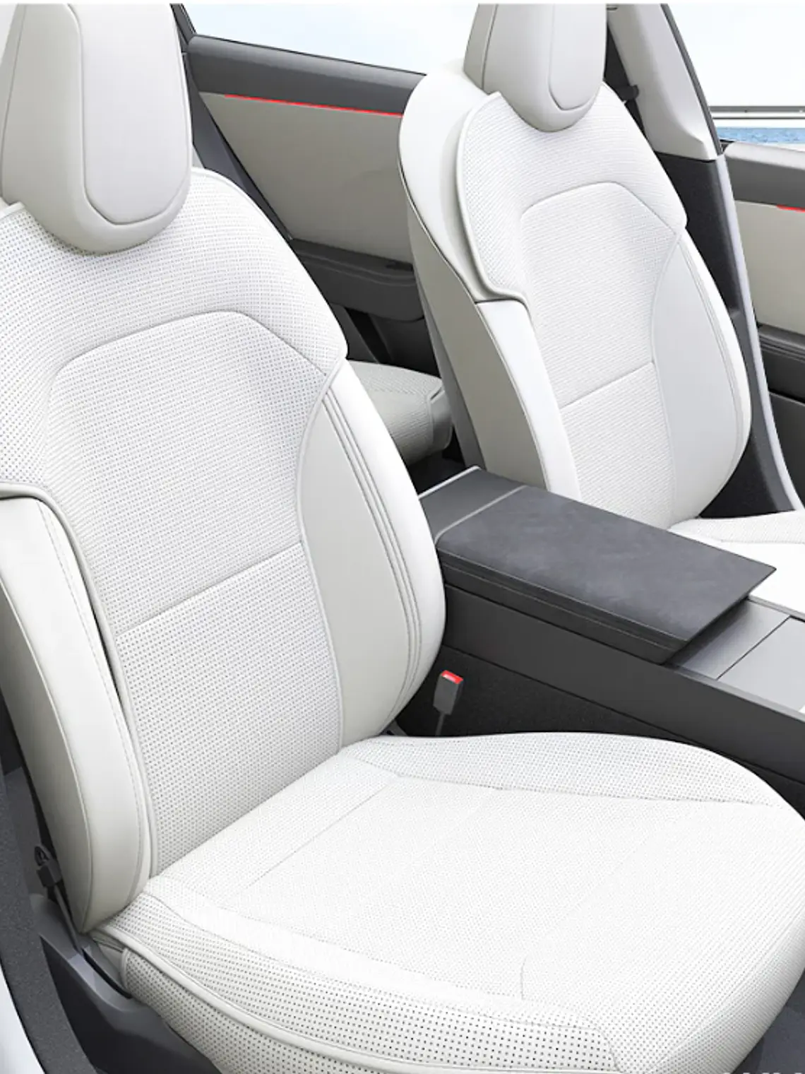 Tesla Model Y 2025 juniper Ventilation leather seat cover 1