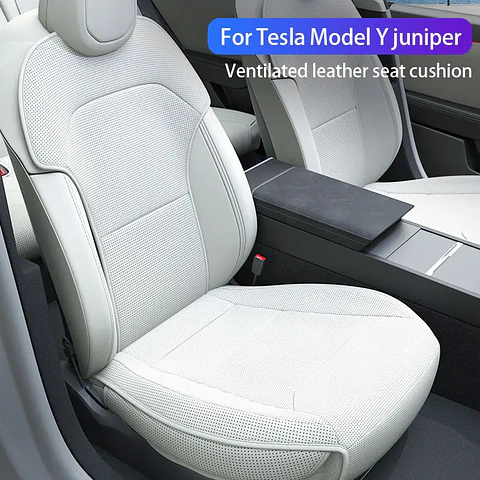 Tesla Model Y 2025 juniper Ventilation leather seat cover
