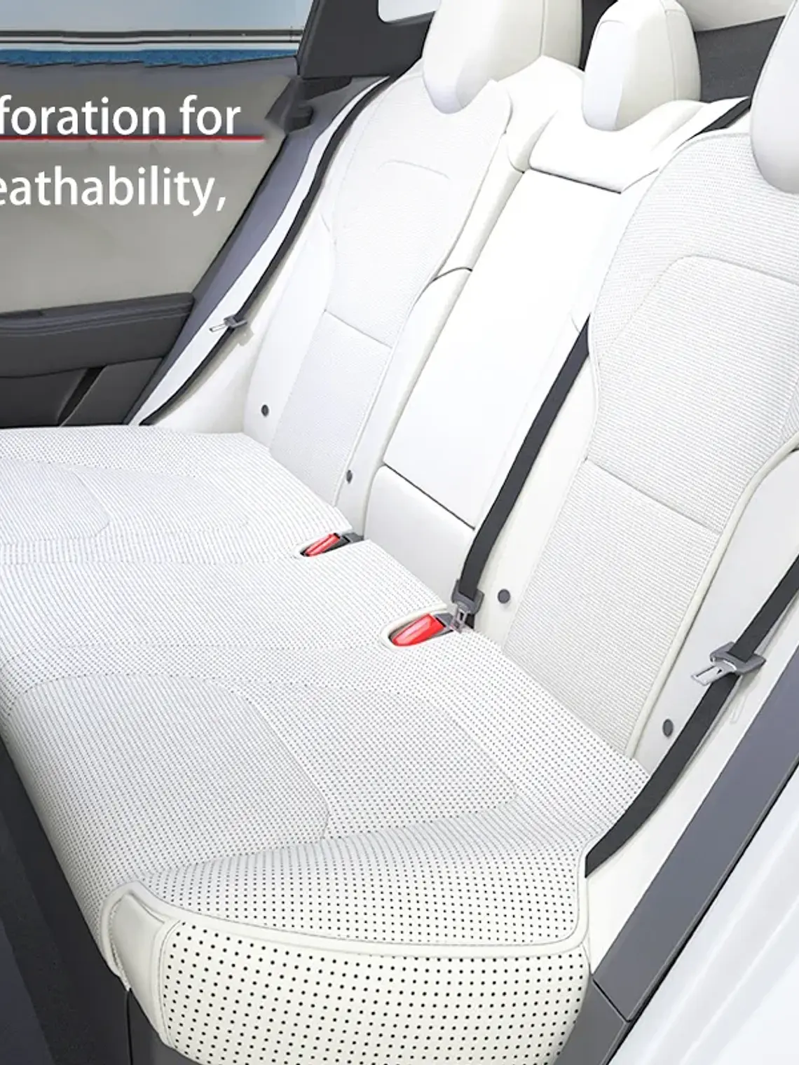 Tesla Model Y 2025 juniper Ventilation leather seat cover 5