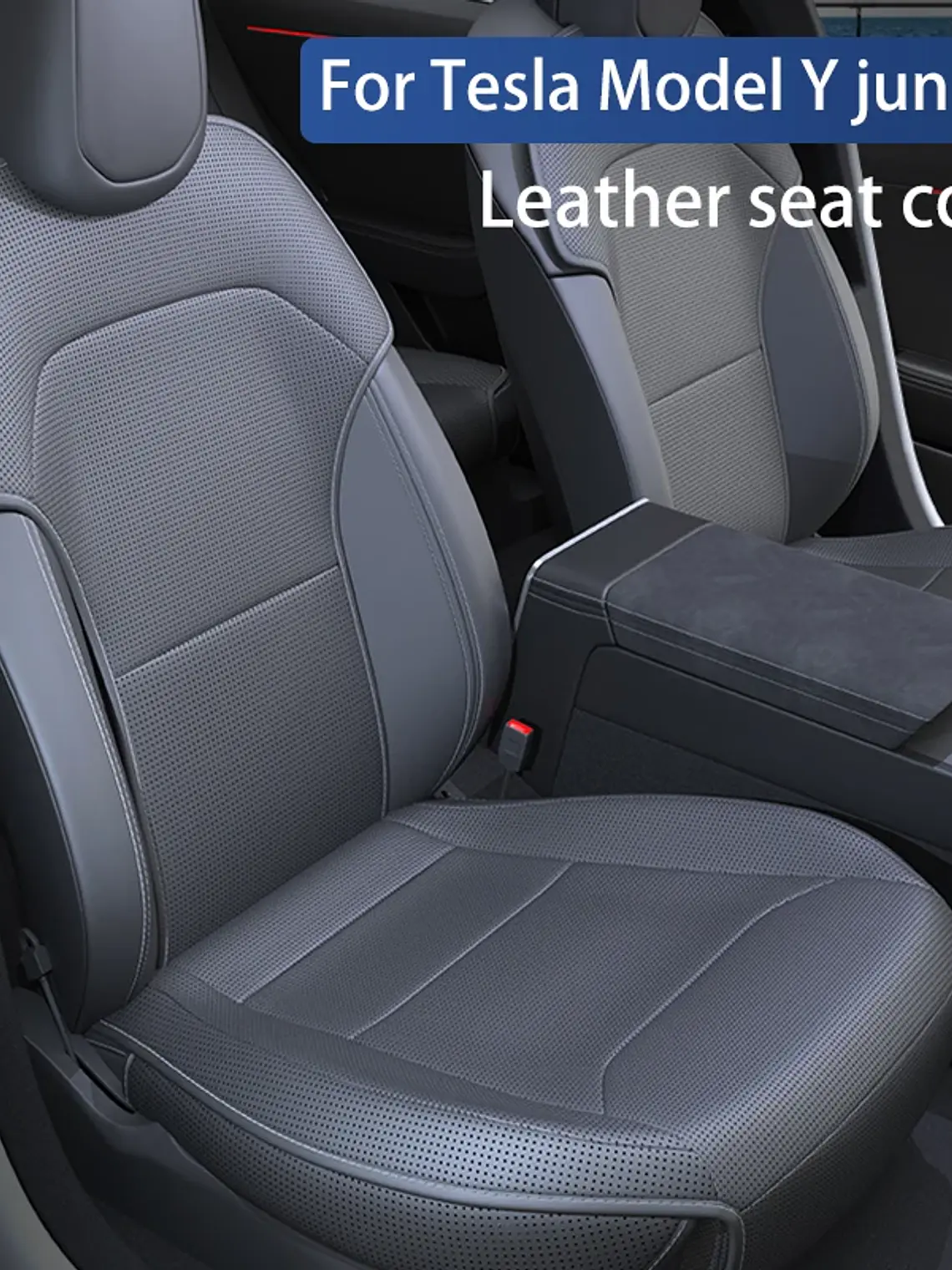 Tesla Model Y 2025 juniper Ventilation leather seat cover 6