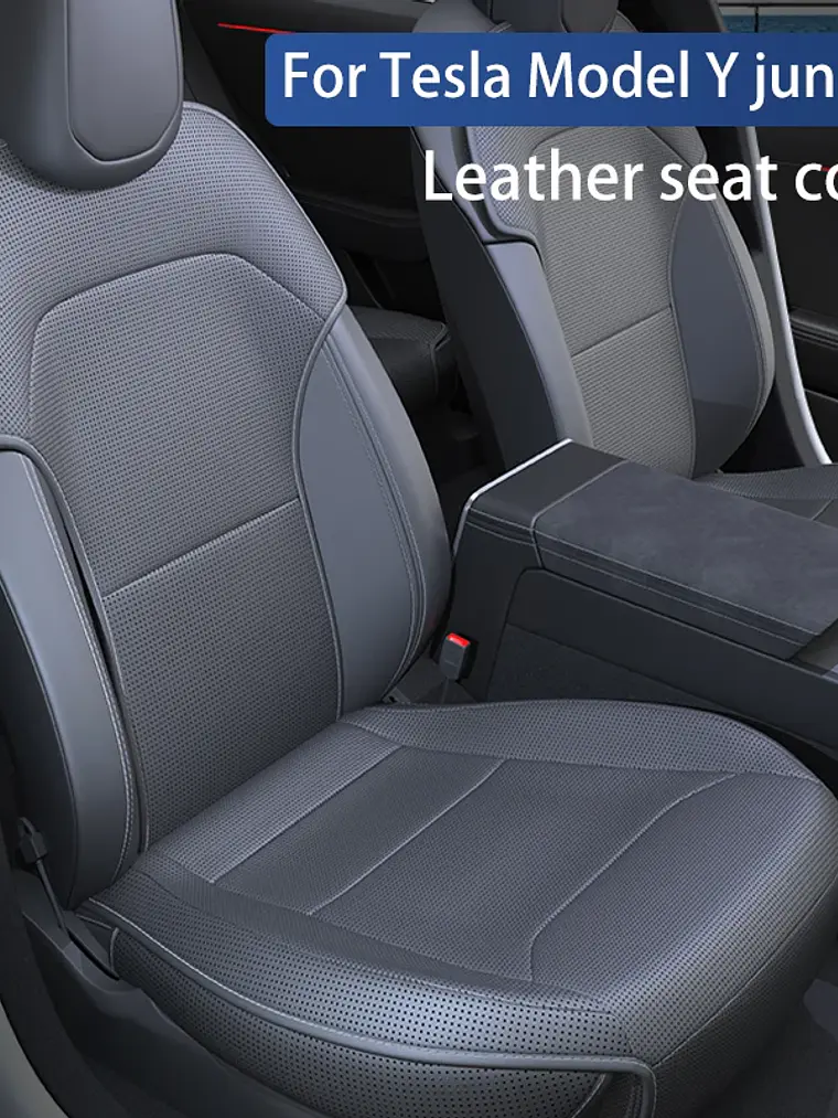 Tesla Model Y 2025 juniper Ventilation leather seat cover 6