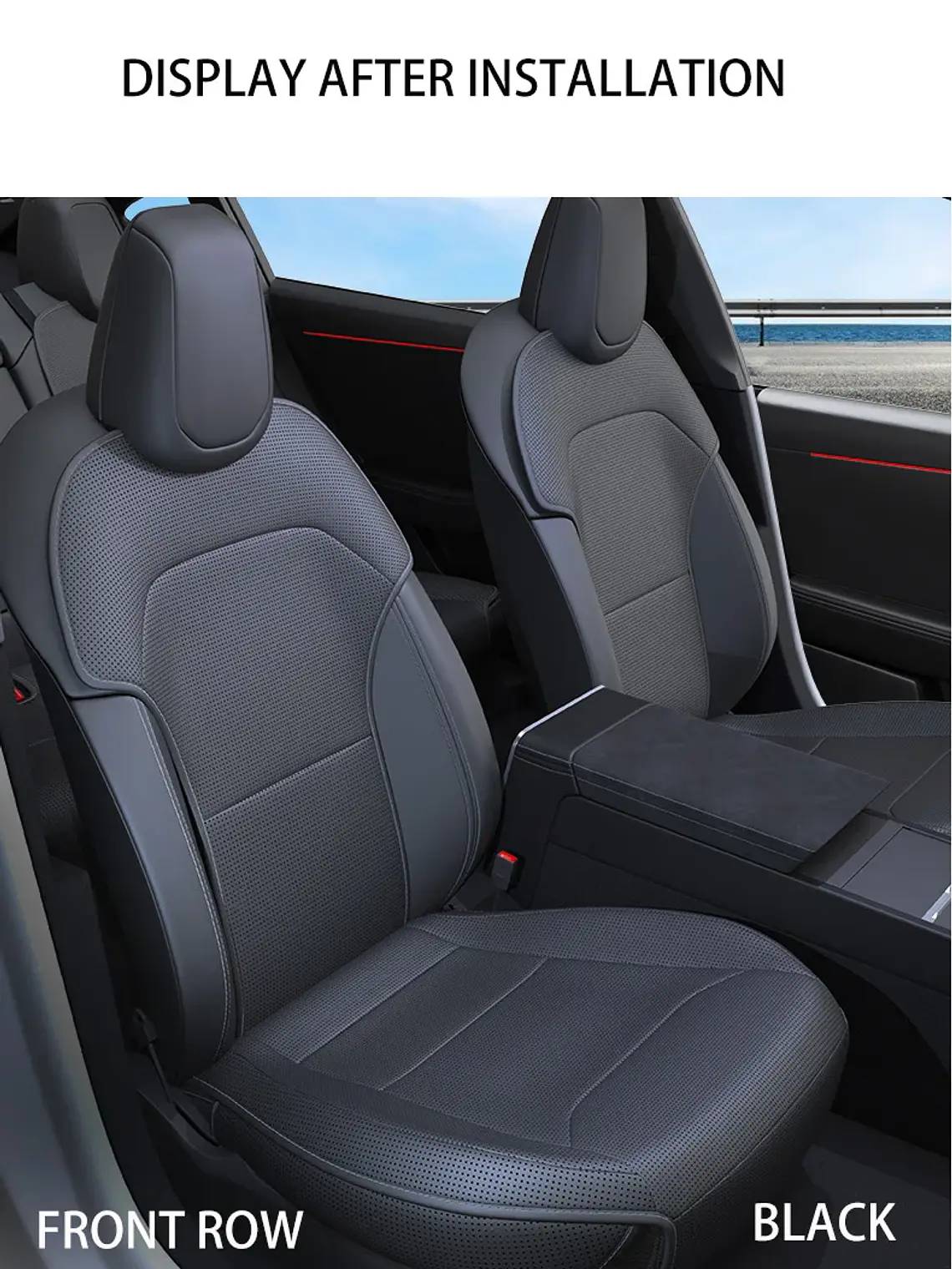 Tesla Model Y 2025 juniper Ventilation leather seat cover 21