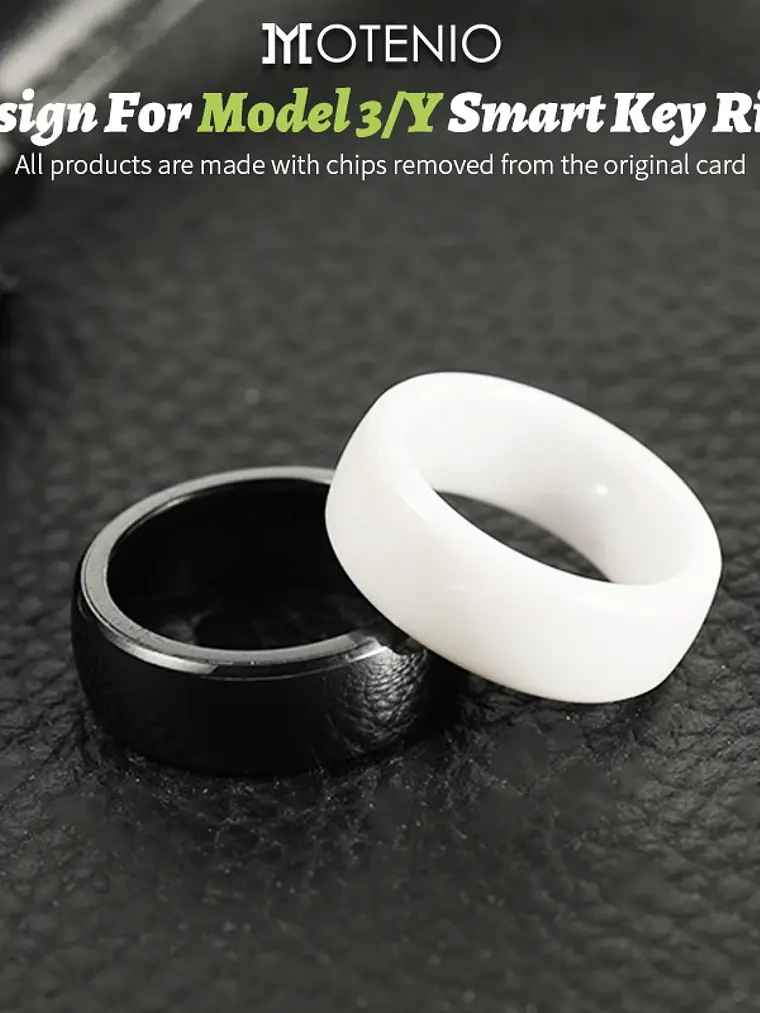 Tesla Model 3 / Y smart key ring(Made with chips removed from the original official card) 2