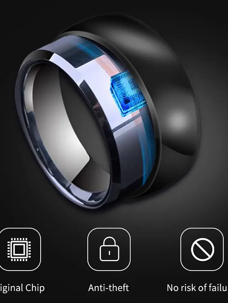 Tesla Model 3 / Y smart key ring(Made with chips removed from the original official card) 4