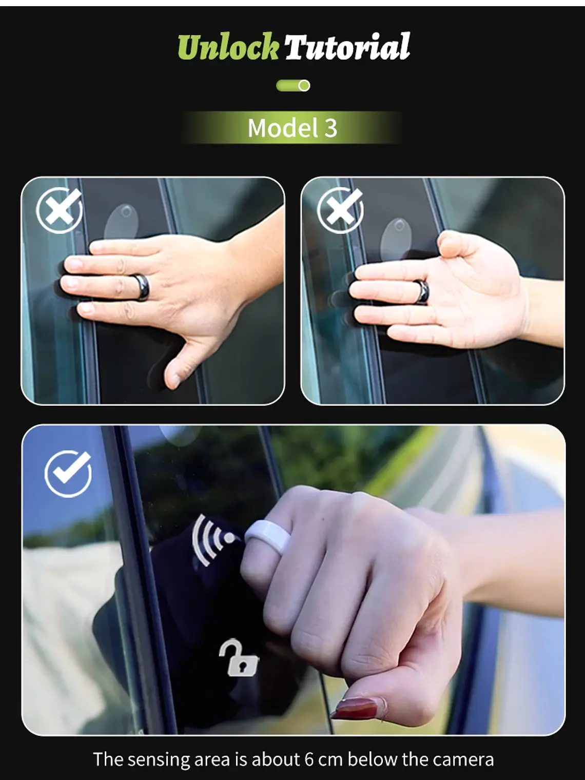 Tesla Model 3 / Y smart key ring(Made with chips removed from the original official card) 21