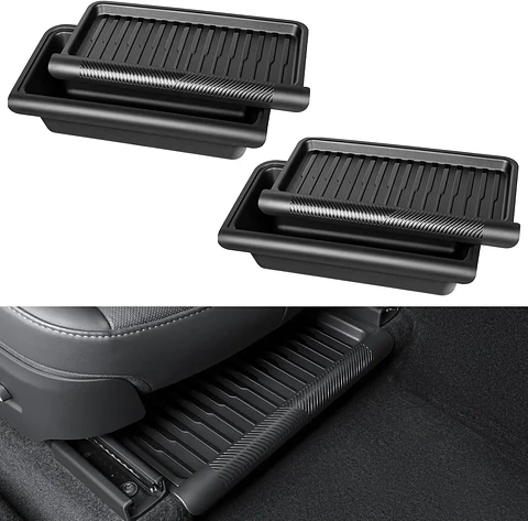 2PCS Under Seat Storage Box for Tesla Model Y Juniper