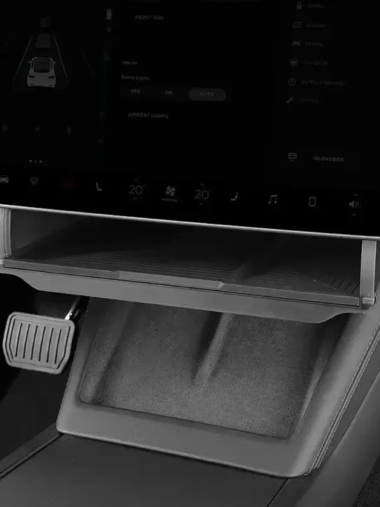 Tesla Central Control Screen Storage Box Car 1