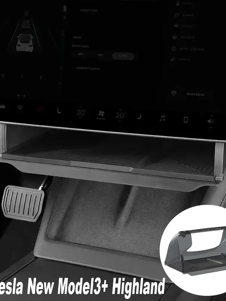 Tesla Central Control Screen Storage Box Car 2