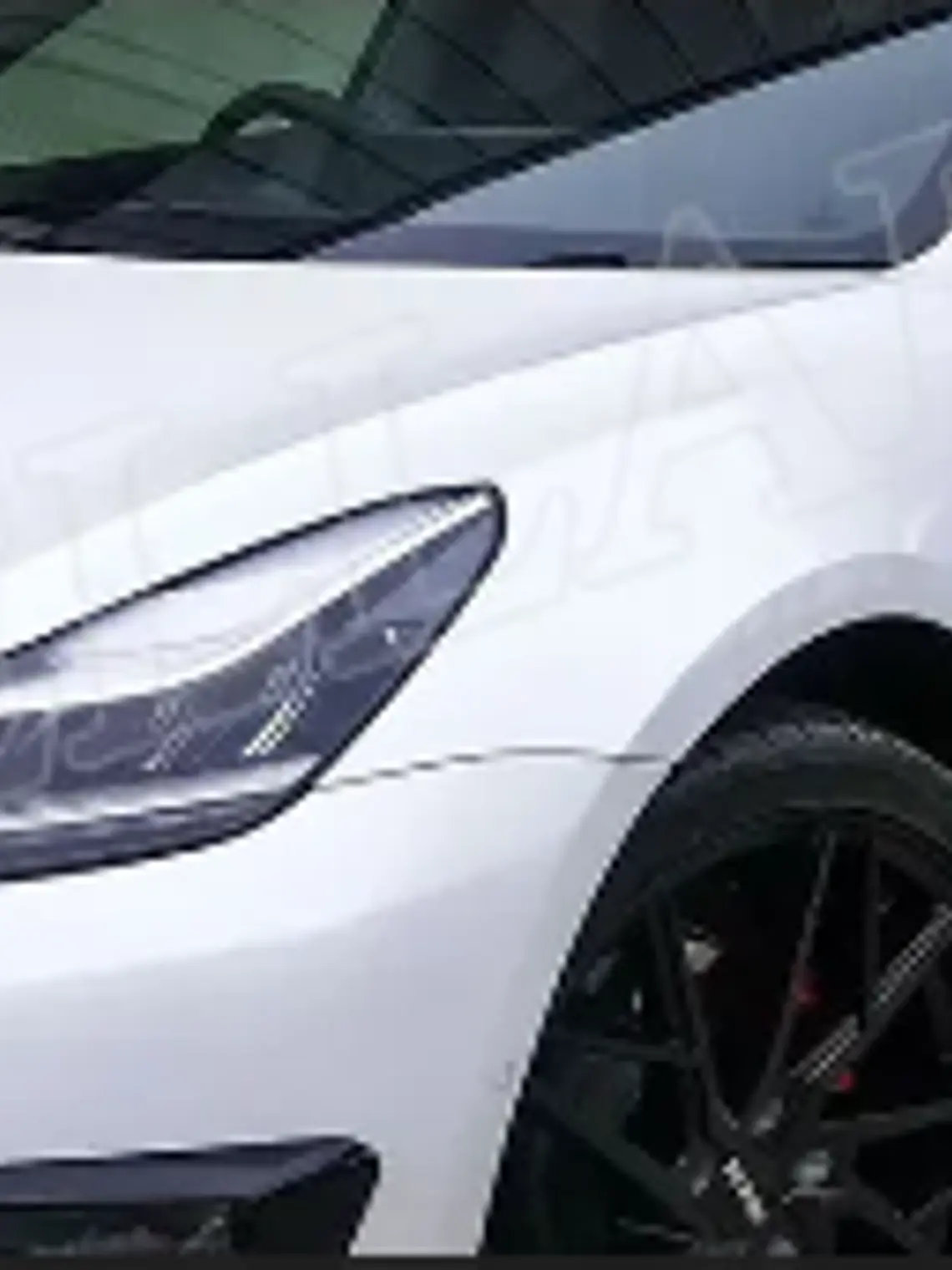 Whole Front Bumper Splitter FOR TESLA MODEL 3  1