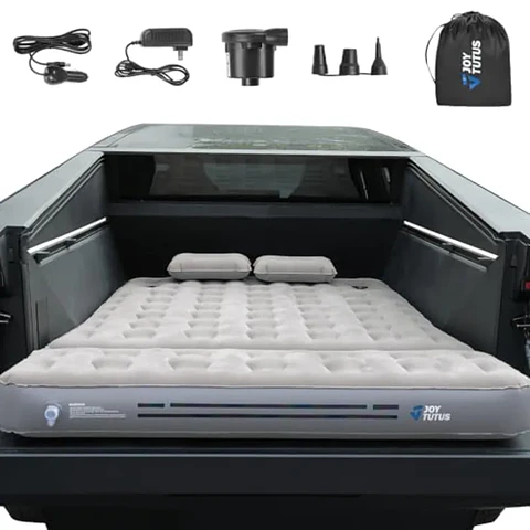Truck Bed Air Mattress with 2 Pillows for Cybertruck 