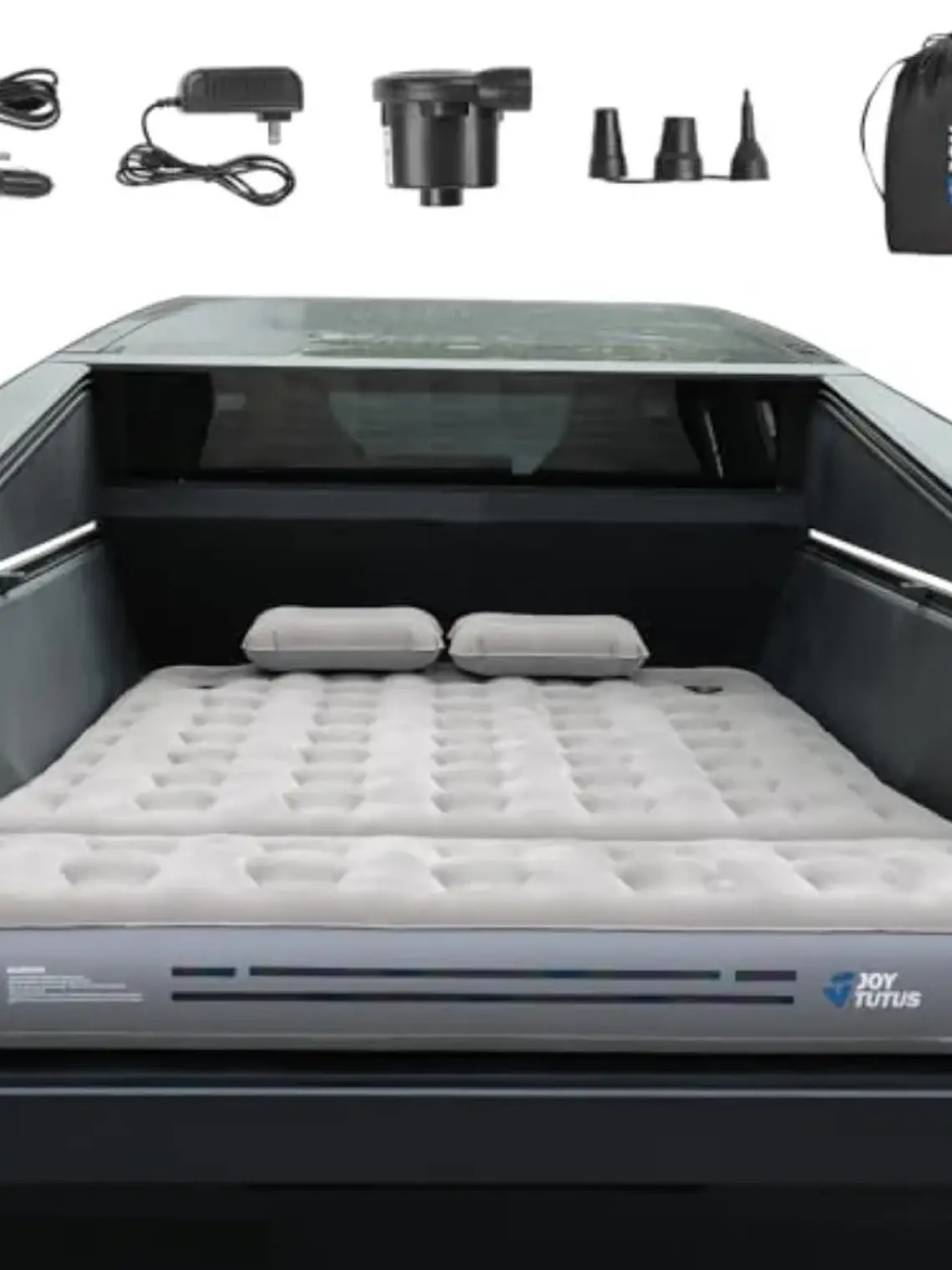 Truck Bed Air Mattress with 2 Pillows for Cybertruck  1