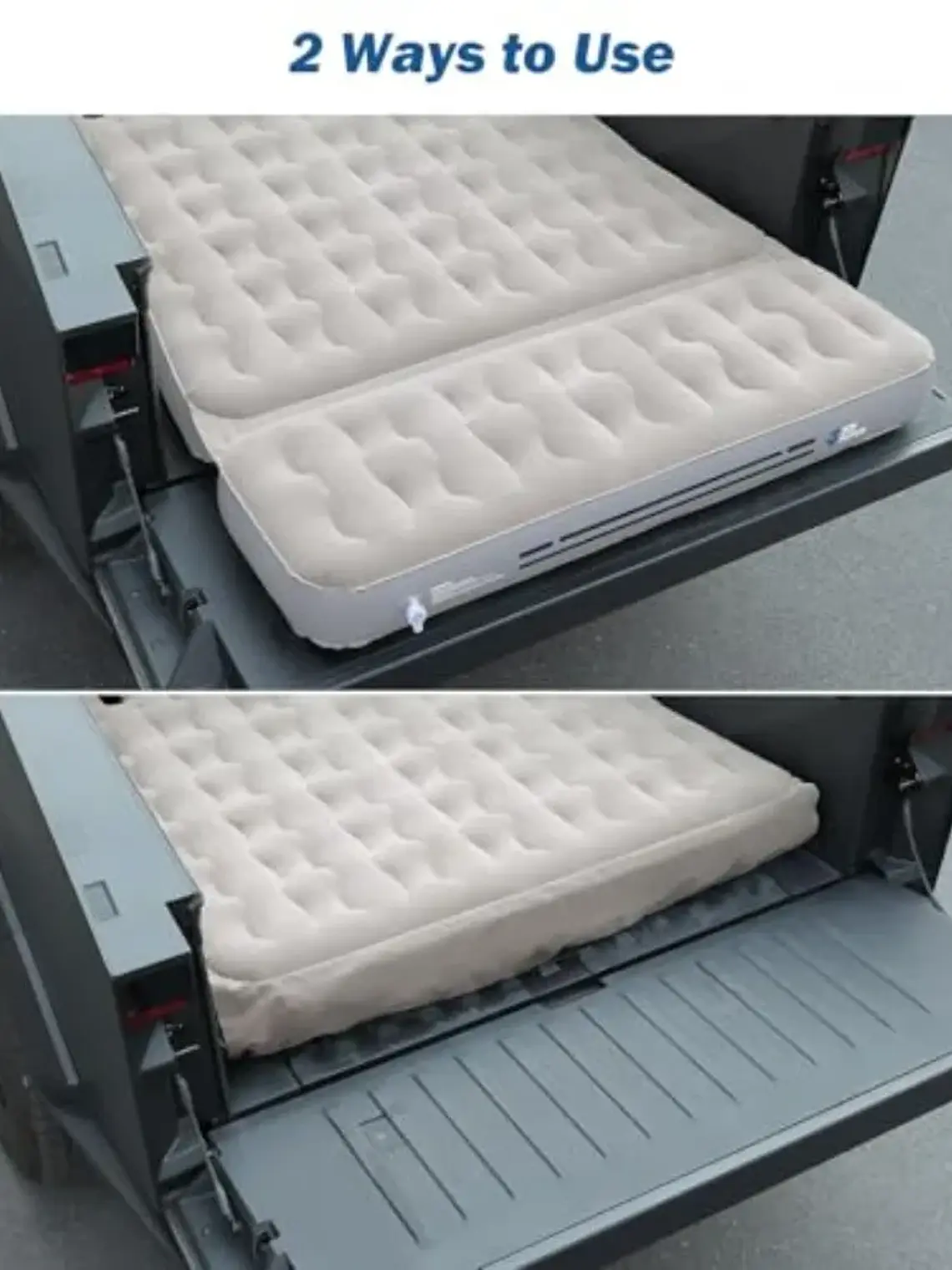 Truck Bed Air Mattress with 2 Pillows for Cybertruck  3