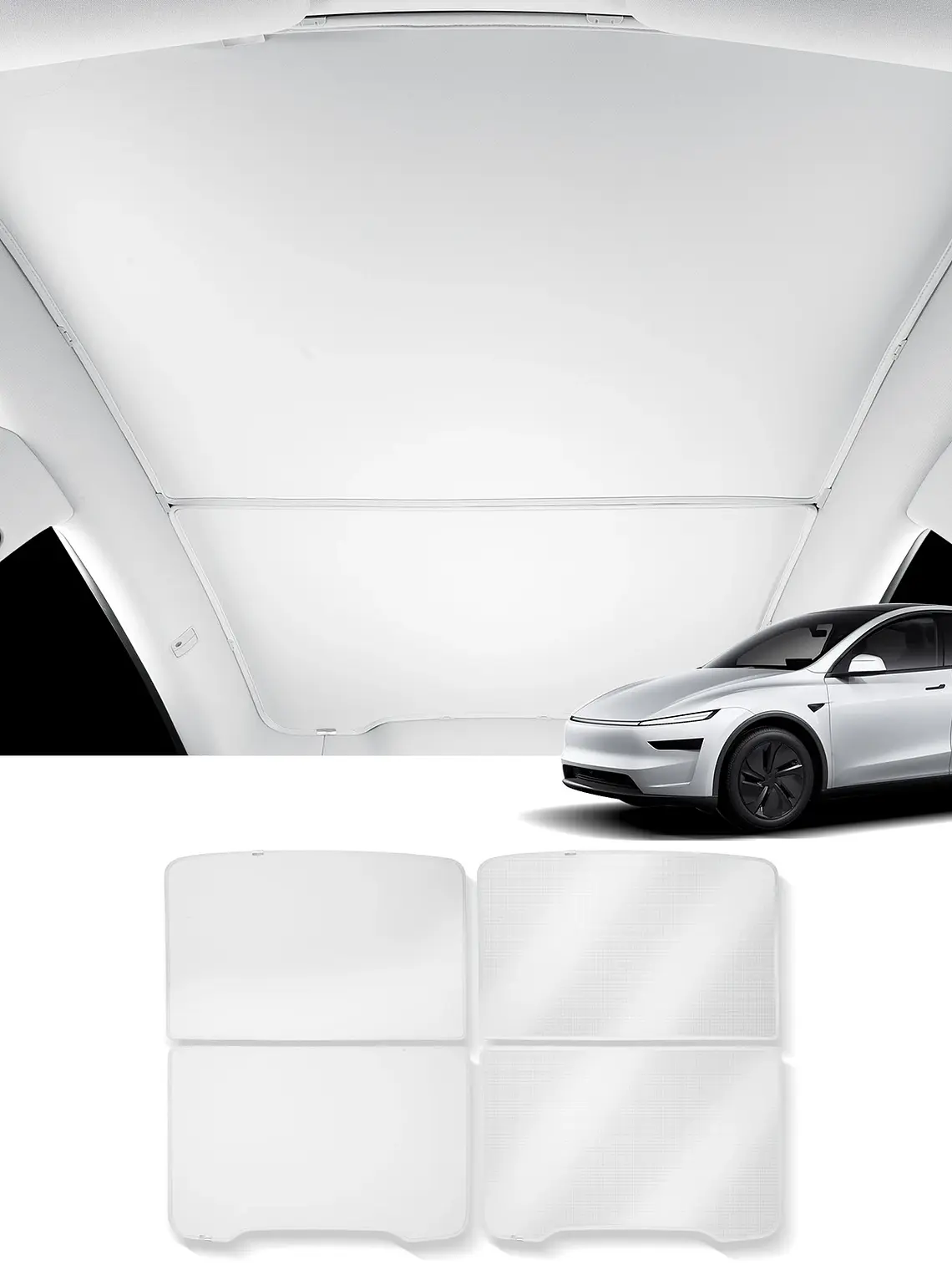 Tesla Model Y Launch 2025 Car Skylight Sunshade Net 1