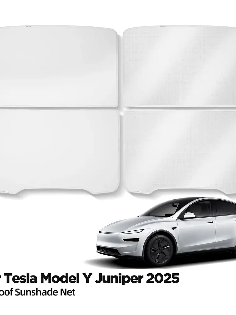 Tesla Model Y Launch 2025 Car Skylight Sunshade Net 3