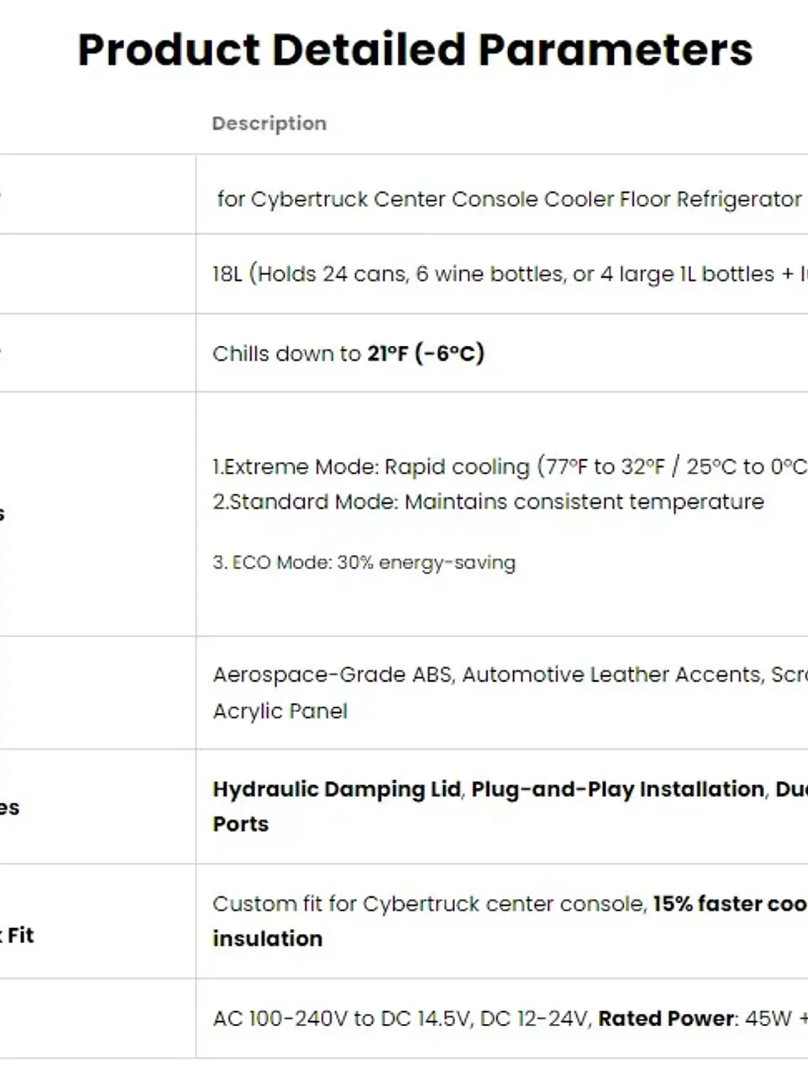 18L Tesla Cybertruck Camping Freezers Coolers  7