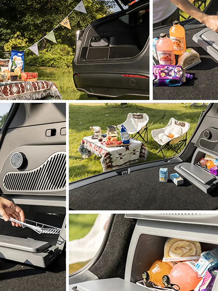 18L Tesla Cybertruck Camping Freezers Coolers  10