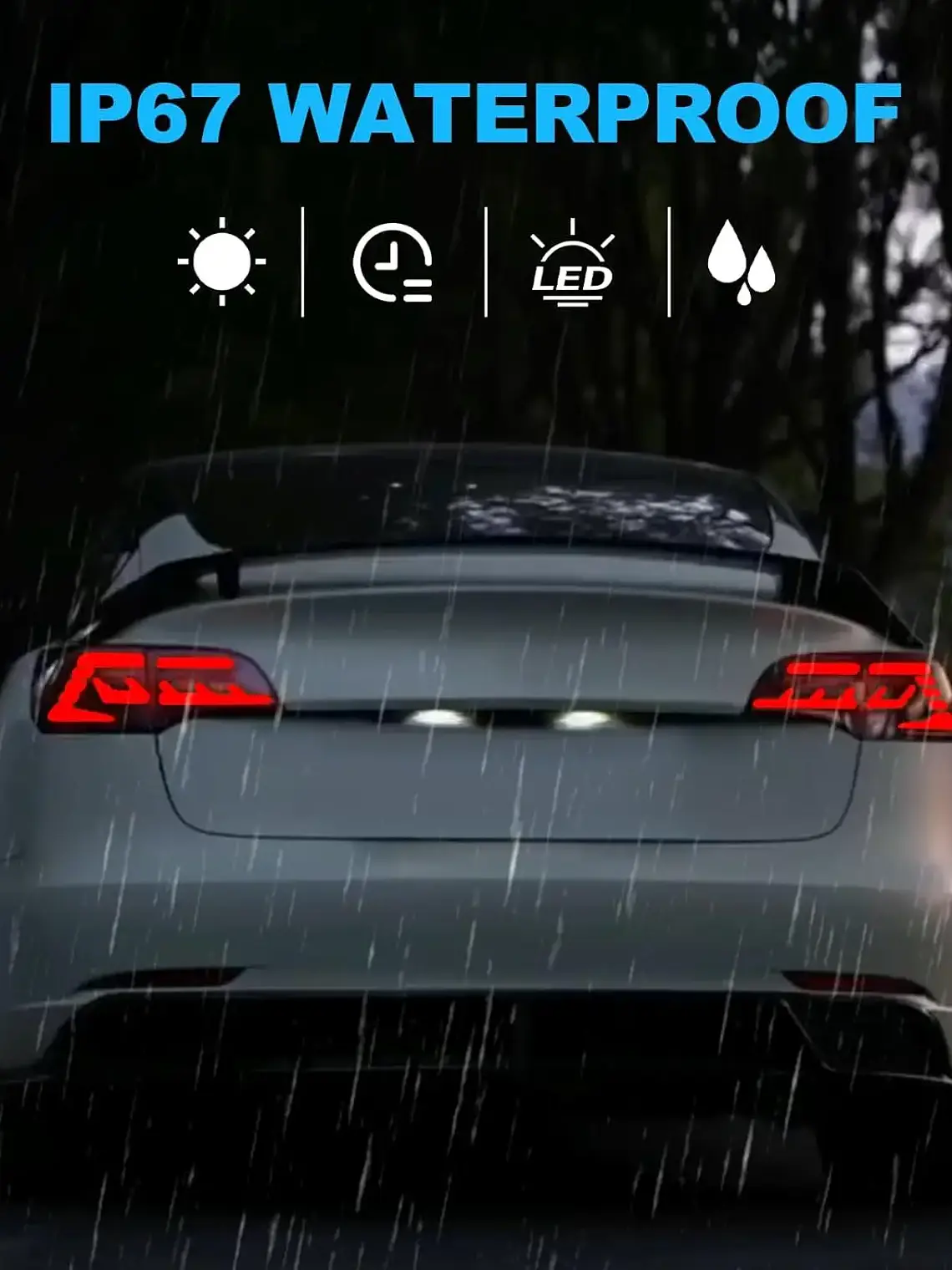 LED Tesla Model 3 / Y Sequential Starting Animated Tail Light Assembly 6