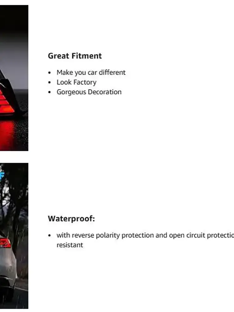 LED Tesla Model 3 / Y Sequential Starting Animated Tail Light Assembly 10