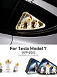 Tesla Model 3 Y 2020-2024 Rear Window Triangle LED Ambient Light Strip - thumbnail 2