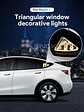 Tesla Model 3 Y 2020-2024 Rear Window Triangle LED Ambient Light Strip - thumbnail 9