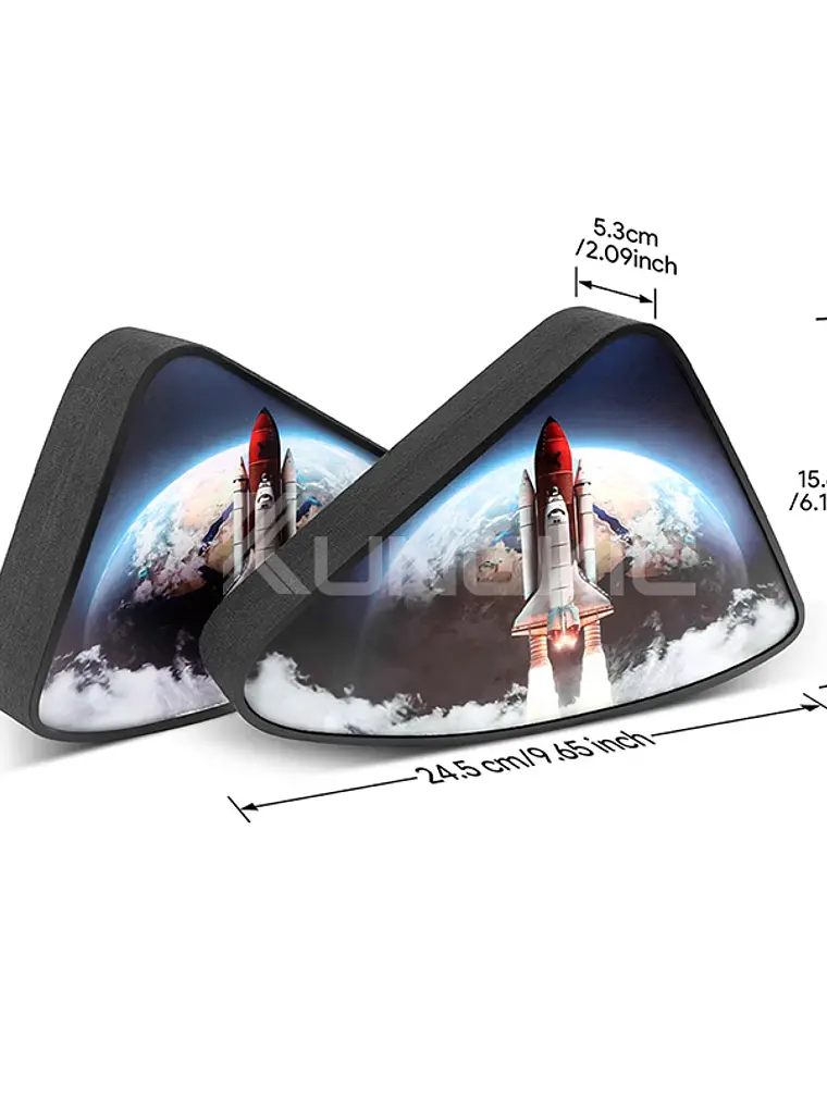 Tesla Model 3 Y 2020-2024 Rear Window Triangle LED Ambient Light Strip 10