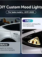 Tesla Model 3 Y 2020-2024 Rear Window Triangle LED Ambient Light Strip - thumbnail 11