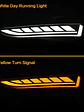 LED Daytime Running Lights For Tesla Model 3 DRL Amber Turn Signal - thumbnail 2