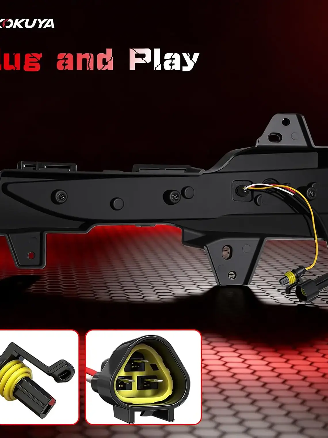 LED Daytime Running Lights For Tesla Model 3 DRL Amber Turn Signal 6