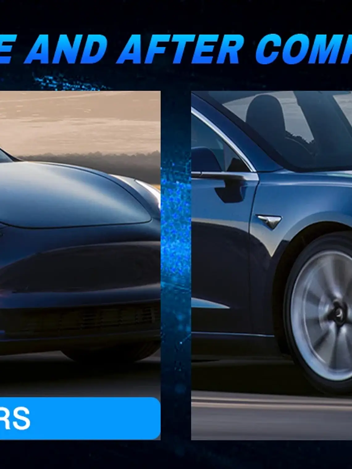 LED Daytime Running Lights For Tesla Model 3 DRL Amber Turn Signal 10