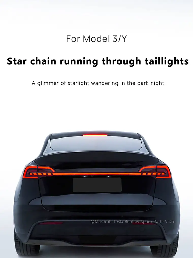 EJR Car Lights For Tesla Model 3 Y 2019-2023 Modified Flowing Turn Signal 10