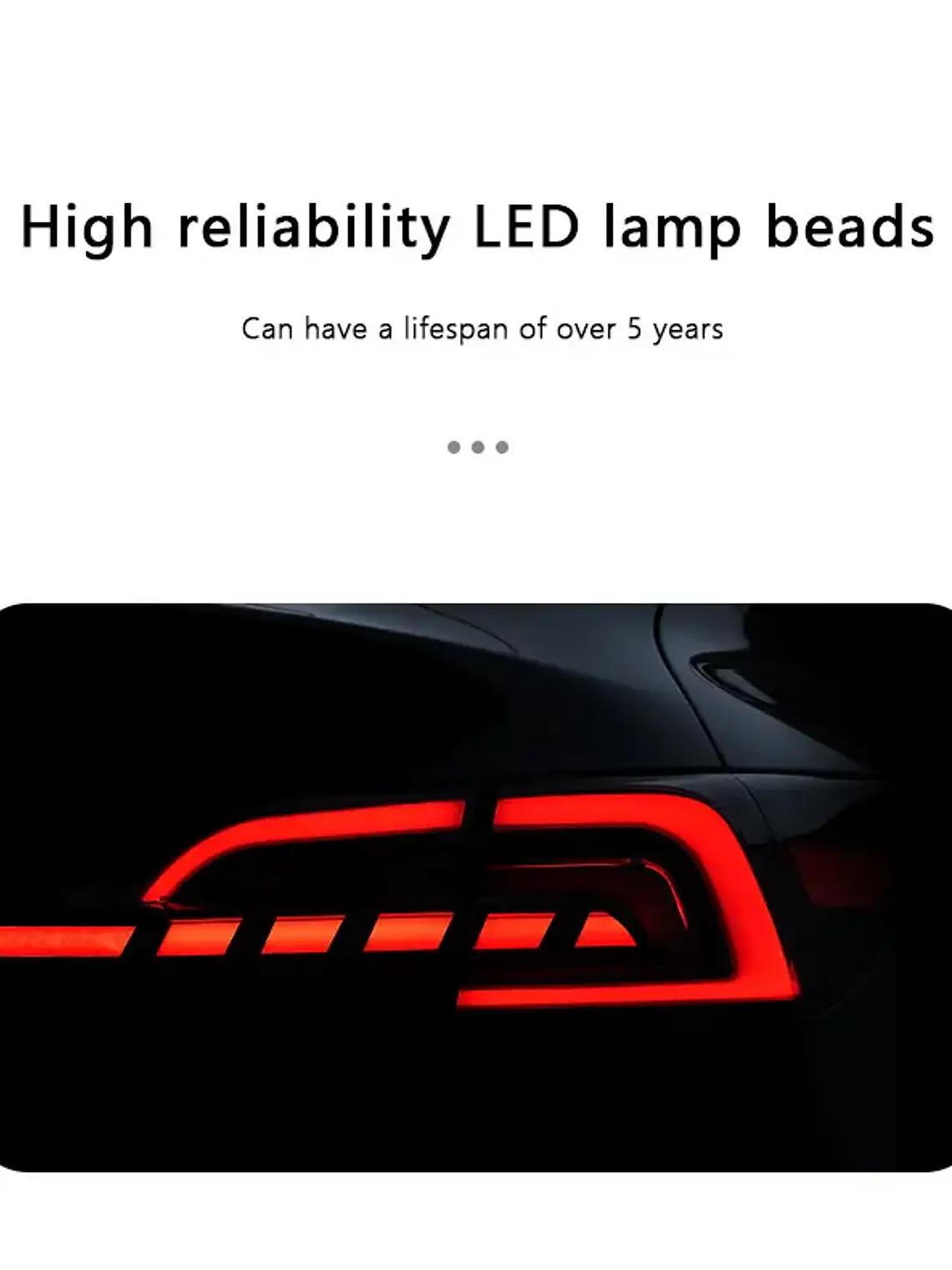 EJR Car Lights For Tesla Model 3 Y 2019-2023 Modified Flowing Turn Signal 15